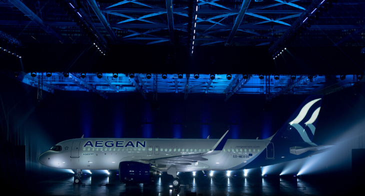 AEGEAN Airlines welcomes first Airbus A320neo aircraft