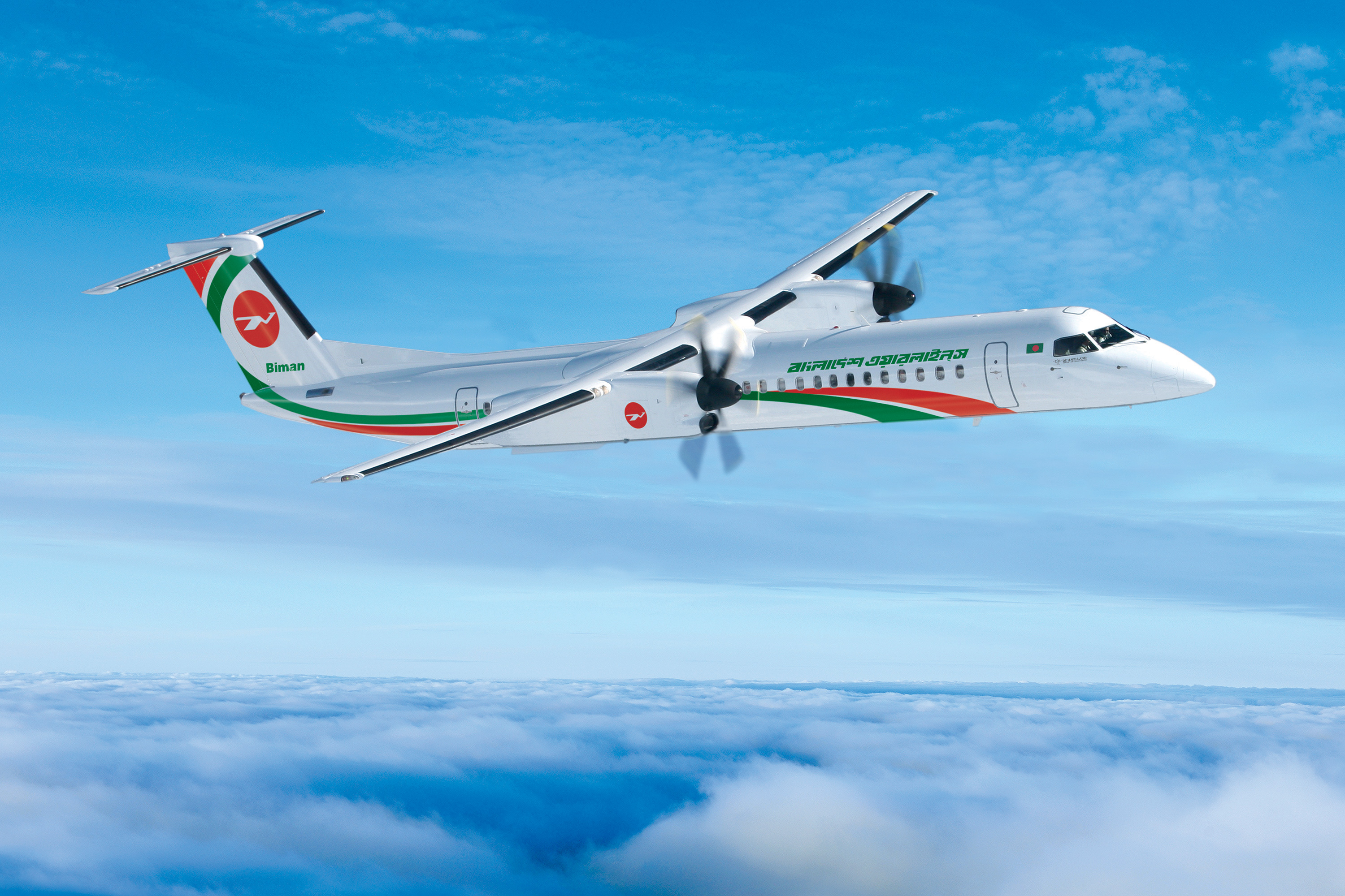 De Havilland Canada delivers Dash 8-400 to Biman Bangladesh Airlines