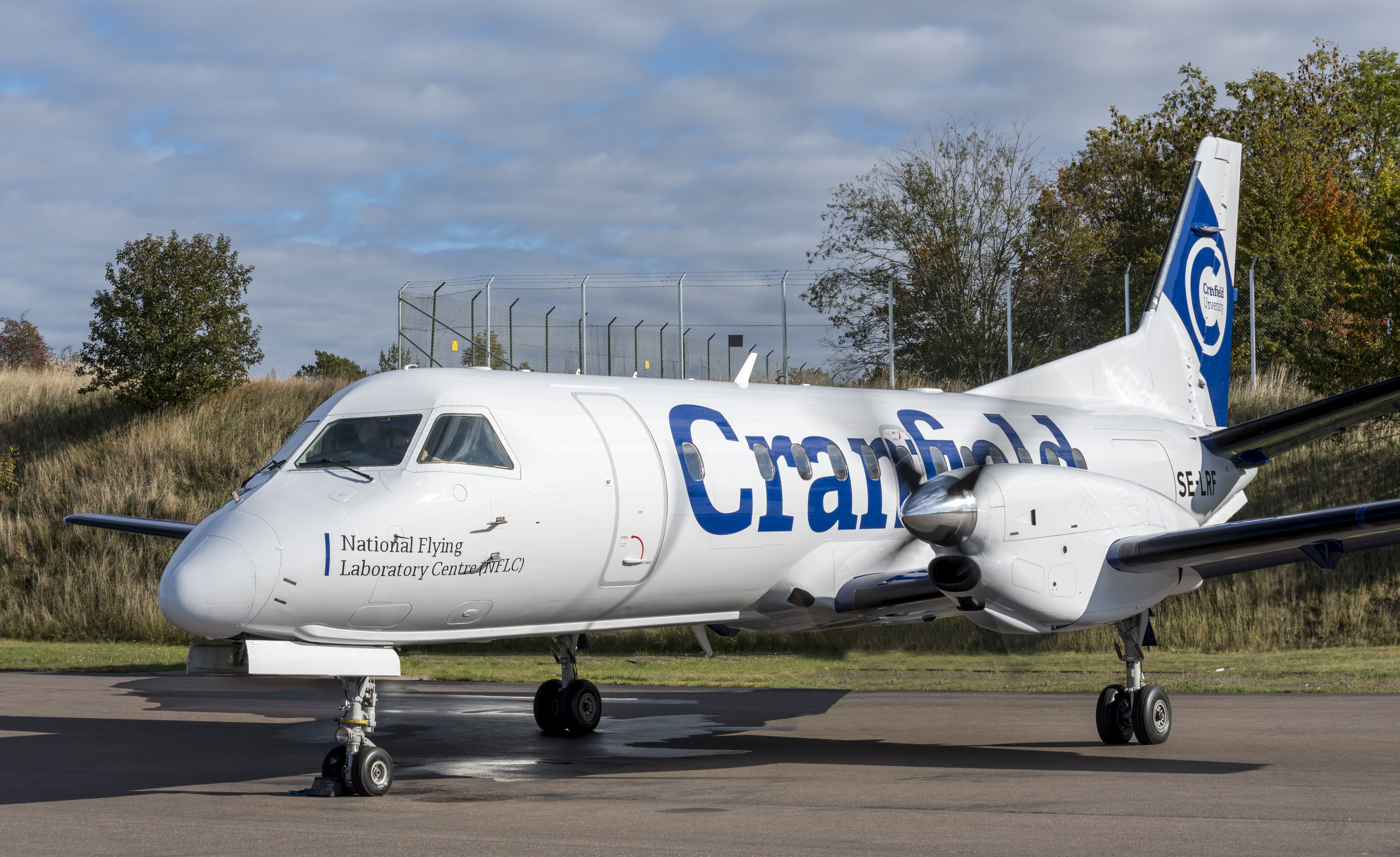Cranfield Airport prepares for delivery of its Saab 340B