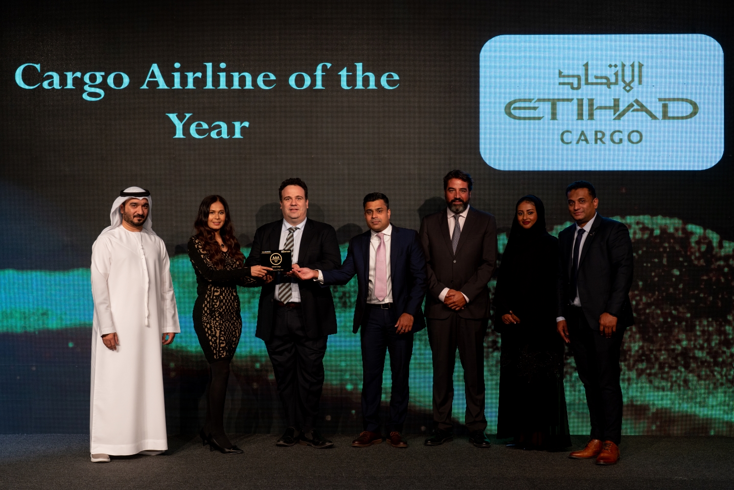 Etihad Cargo recognised at Aviation Achievement Awards