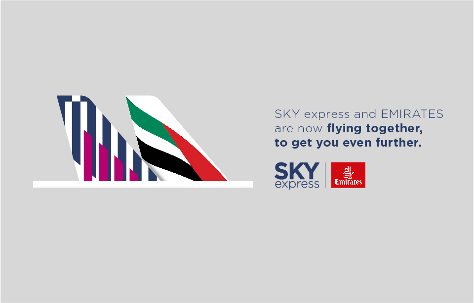 SKY express forms strategic partnership with Emirates