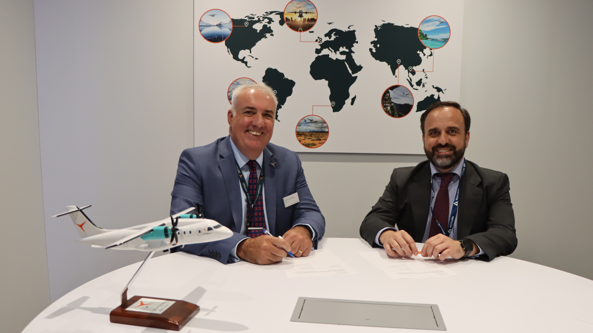 FIA2022: Deutsche Aircraft selects Aciturri as reference supplier for the D328eco