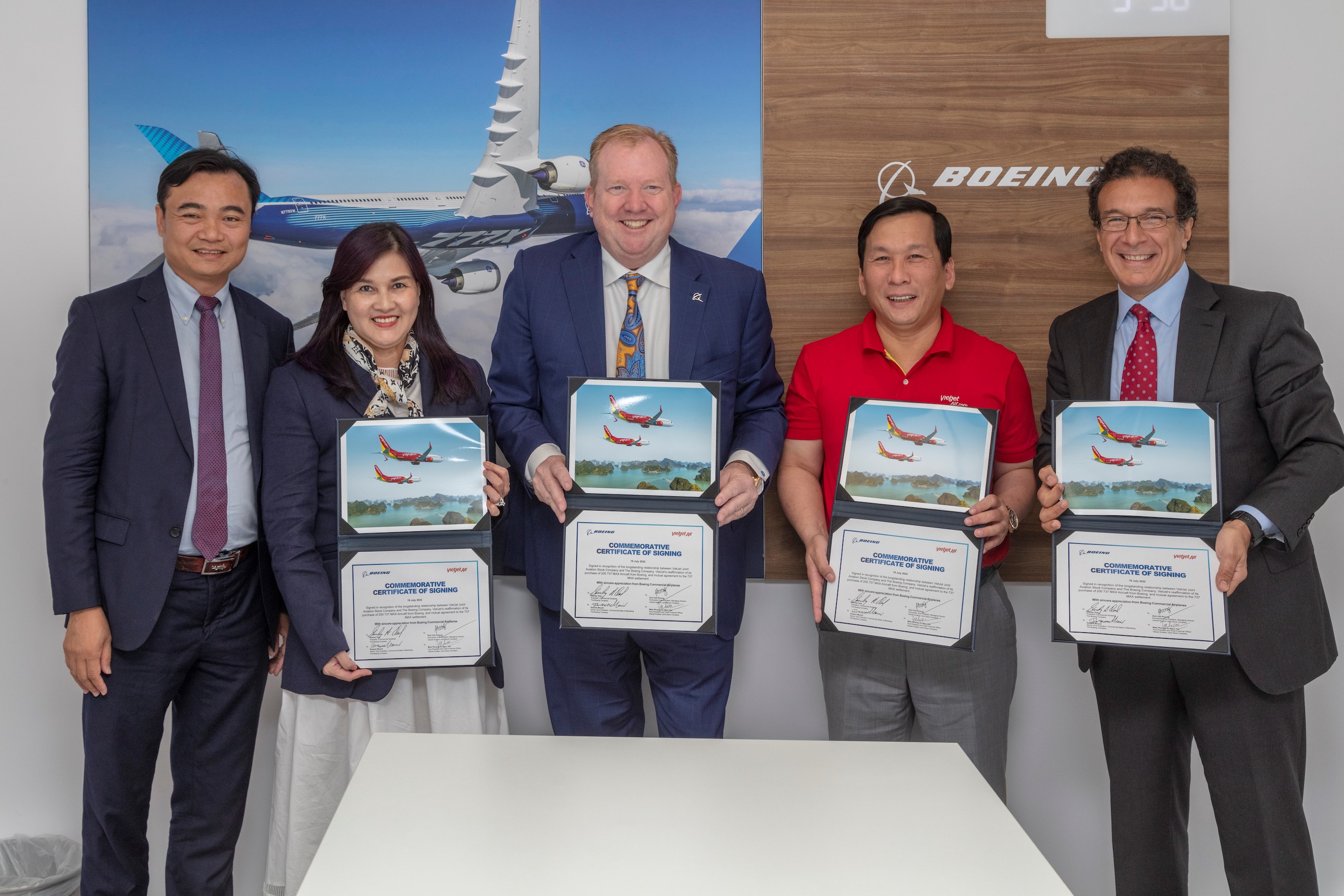 FIA2022: Vietjet and Boeing reaffirm order for 200 737 MAX aircraft