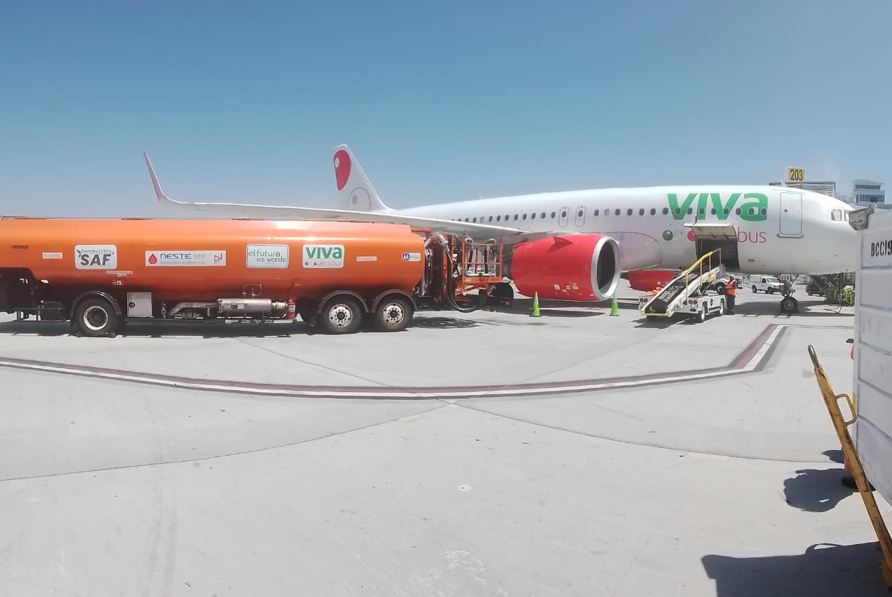 Avfuel and Neste Supply SAF to Viva Aerobus