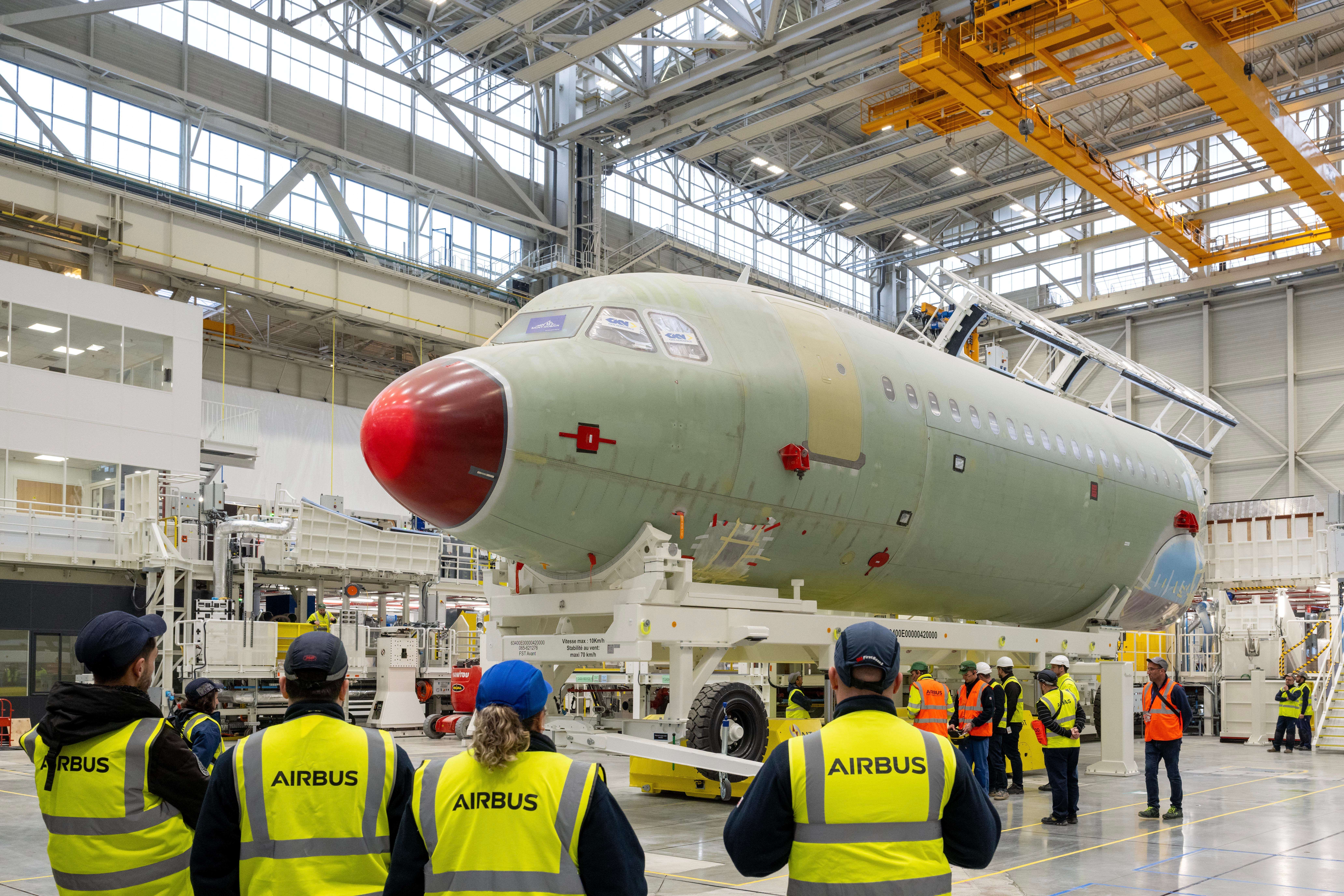Airbus opens new Toulouse A320-family final assembly line