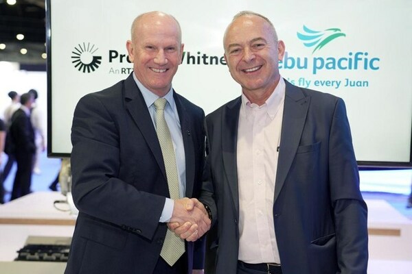 Pratt & Whitney to provide 15 GTF engines for Cebu Pacific