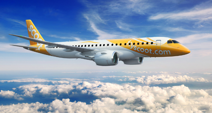 Scoot unveils first six routes for new Embraer fleet