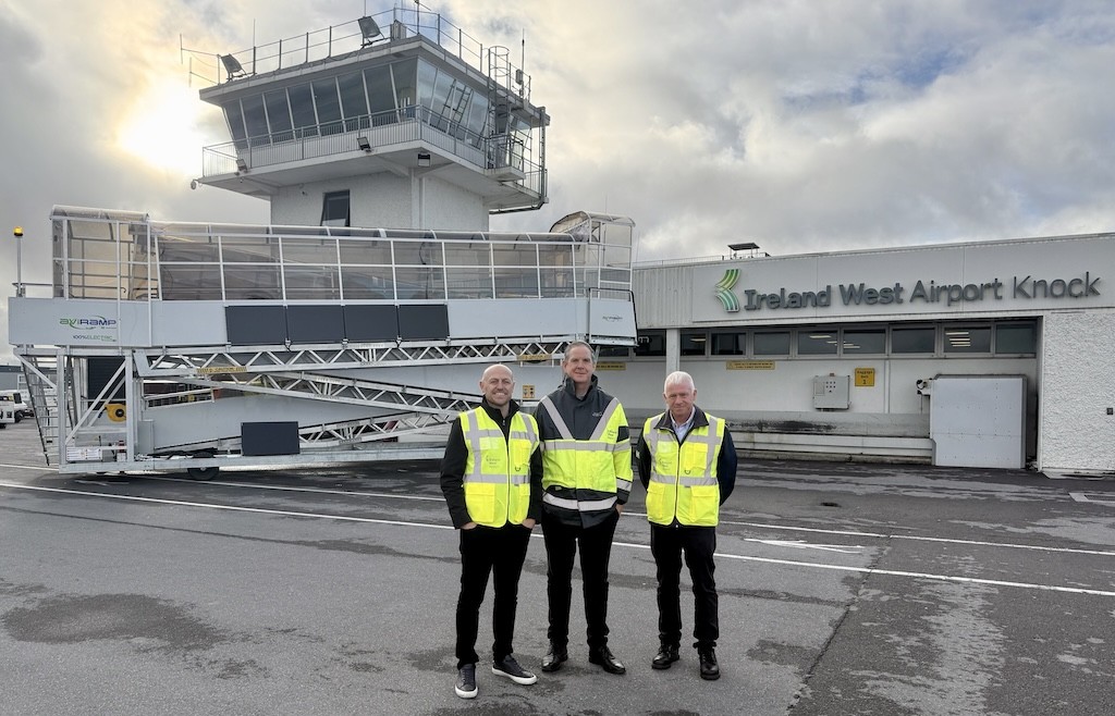 Aviramp installs solar-powered reduced mobility boarding ramp at Ireland West Airport