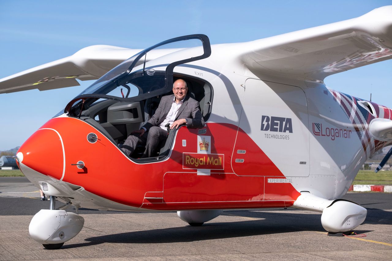 Loganair conducts first electric flight in Scotland with BETA Technologies