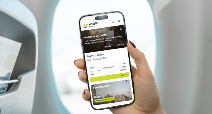 airBaltic launches Skynet powered by Starlink connectivity