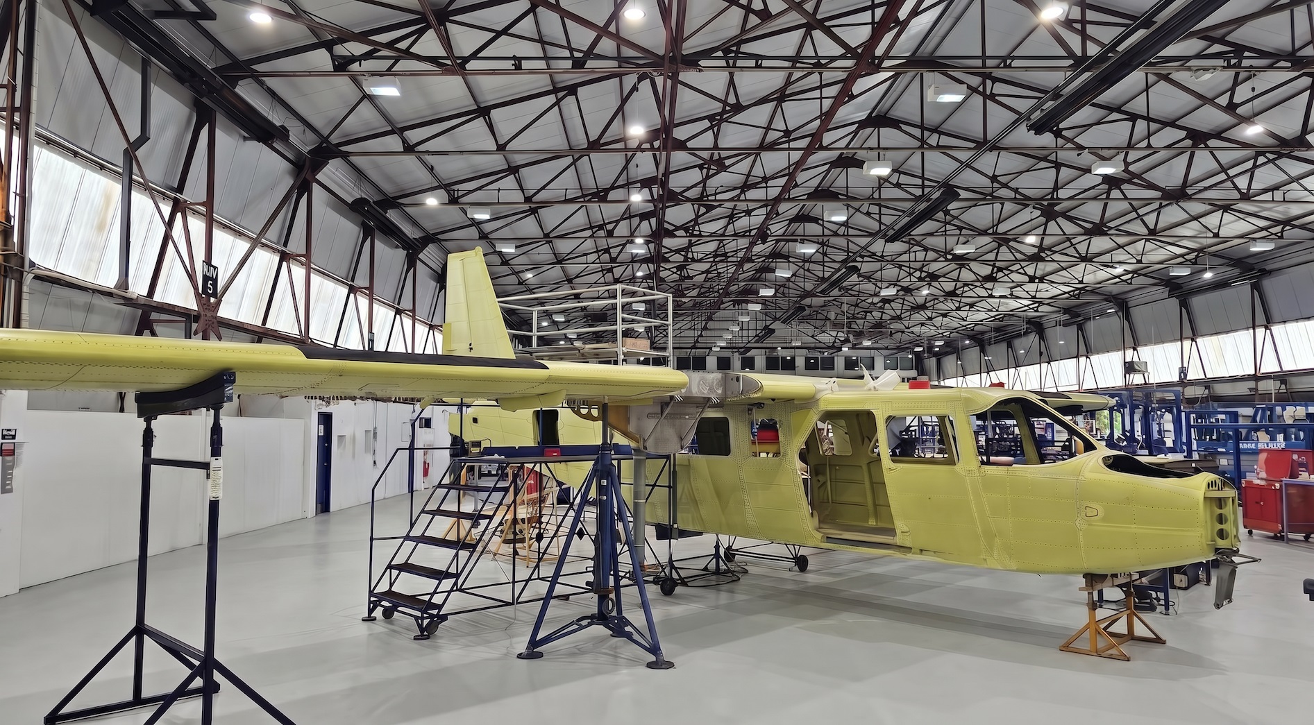 Reshored Britten-Norman Islander passes 75% completion on Bembridge production line